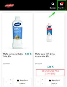 2. Ver carrito