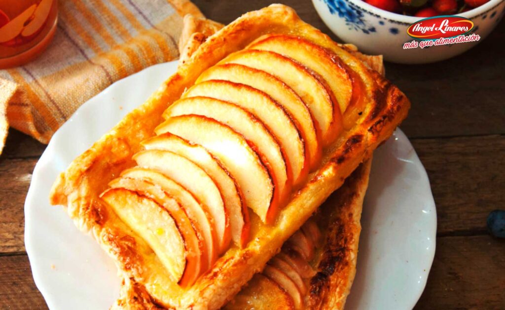 crema pastelera y receta de tarta de manzana